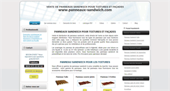 Desktop Screenshot of panneaux-sandwich.com